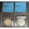 Image 3 : LOT OF 2 - 1963 CDN SILVER DOLLARS - VOYAGEUR - CCCS GRADED
