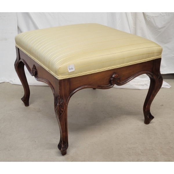 CHIPPENDALE STYLE OTTOMAN 