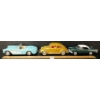 Image 3 : LOT OF 3 - BURAGO DIECAST 1955 BEETLE, 1957 CHEVROLET CORVETTE & 1957 CHEVY BEL AIR MODELS