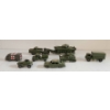 Image 2 : LOT OF 8 - DINKY TOYS DIECAST MILITARY MODELS - TANK, POLICE, AMBULANCE, ETC