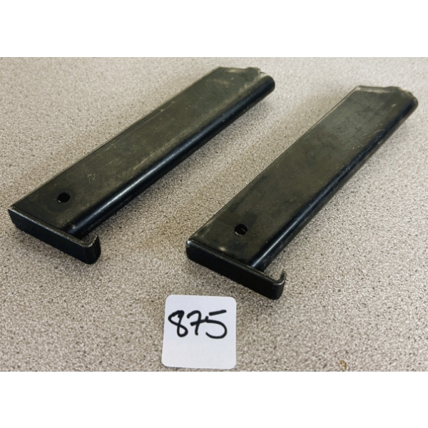 LOT OF 2 - SWEDISH LAHTI MAGS - 9 MM