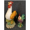 Image 1 : LOT OF 2 - CERAMIC ROOSTERS
