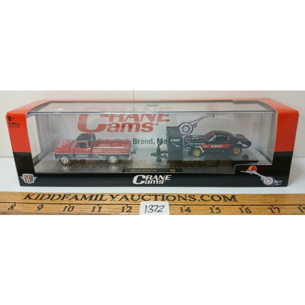 M2 CRANE CAMS 1969 FORD F-100 RANGER TRUCK & 1966 FORD MUSTANG GASSER DIECAST MODEL