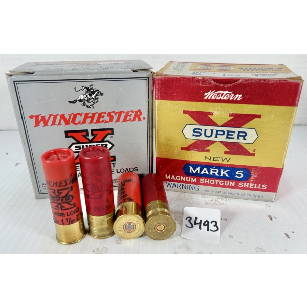 AMMO: 49X WINCHESTER 16 GA 2-3/4IN NO.4 & NO.7-1/2