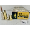 Image 1 : AMMO / BRASS: 20X LIVE & 20X BRASS BROWNING 6.8 WESTERN 175GR. POLYTIP 