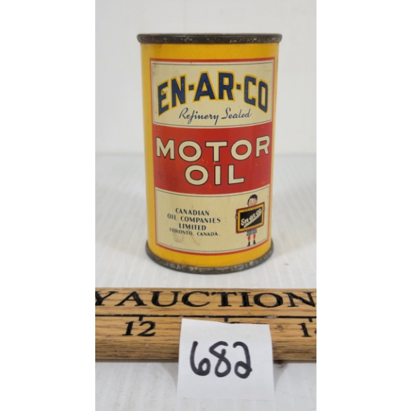EN-AR-CO WHITE ROSE MOTOR OIL COIN BANK