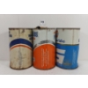 Image 2 : LOT OF 3 - GULF MOTOR OIL & TRANSMISSION QT CANS