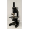 Image 1 : LEEDS UNIVERSITY NO. 49 MICROSCOPE W/ CASE - ENAMEL - C. VICTORIAN ERA