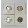 Image 3 : LOT OF 4 - 1955-1957 & 1991 CDN 25 CENT COINS - UNCIRCULATED