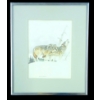 Image 1 : "TIMBER WOLVES" BY MARTIN GLEN LOATES (PRS CDN ARTIST) - FRAMED WATERCOLOUR & INK