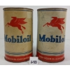 Image 1 : LOT OF 2 - MOBILOIL QT CANS