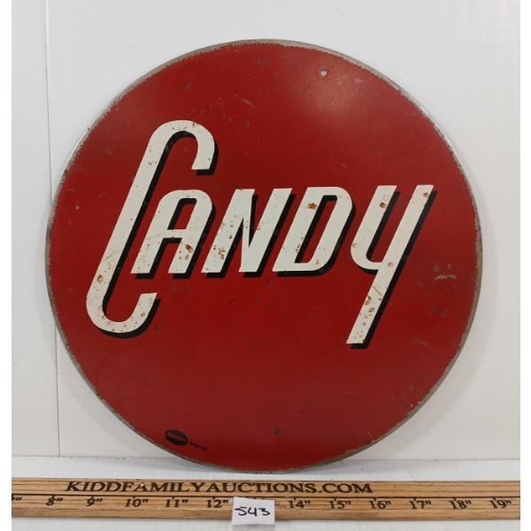 CANDY METAL SIGN