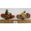 Image 5 : LOT OF 2 - SCHUCO TIN WIND UP MOTORCYCLE RIDERS