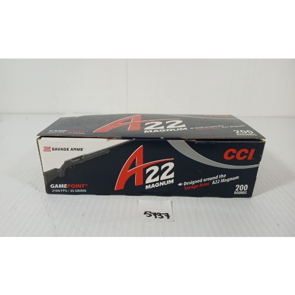 AMMO: 200X CCI A22 MAGNUM - 35GR - GAMEPOINT 