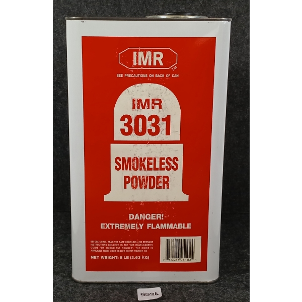 POWDER: IMR 3031 SMOKELESS POWDER - 8LBS