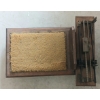 Image 3 : W.&T. AVERY PERSON SCALE - TYPE STANLEY 977B - OAK & BRASS