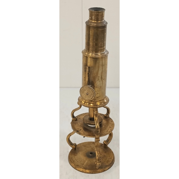 FIELD MICROSCOPE - BRASS - C. MID / LATE 19TH CENTURY