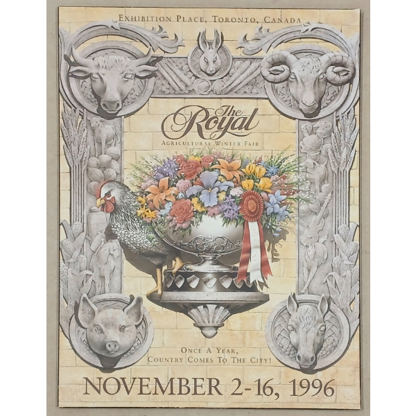 1996 THE ROYAL AGRICULTURAL WINTER FAIR BOARD SIGN