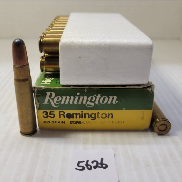 AMMO: 20X REMINGTON .35 REM - 200GR - CORE-LOKT SP