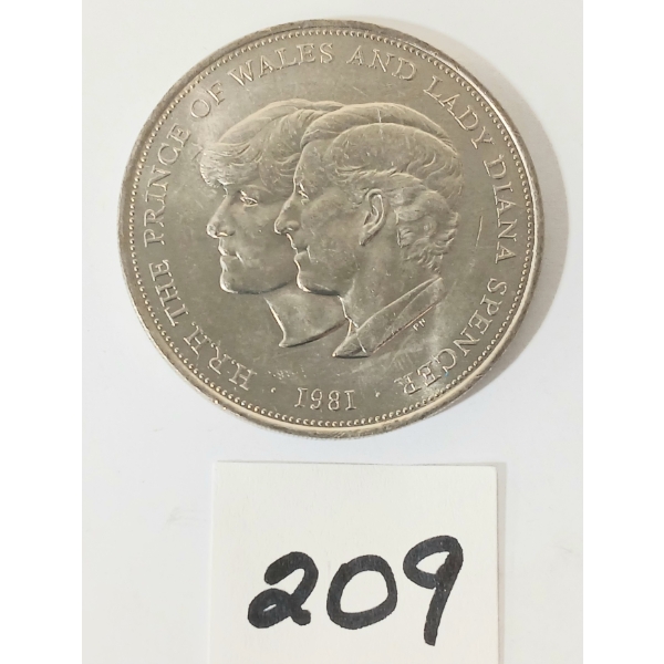 1981 PRINCE CHARLES & LADY DIANA MEDALLION