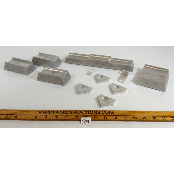 QTY OF COLLECTIBLES DISPLAY STANDS