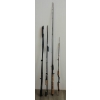 Image 1 : LOT OF 4 - FISHING RODS - INCL, DECATHLON, BERKLEY, SHAKESPEARE & ARES