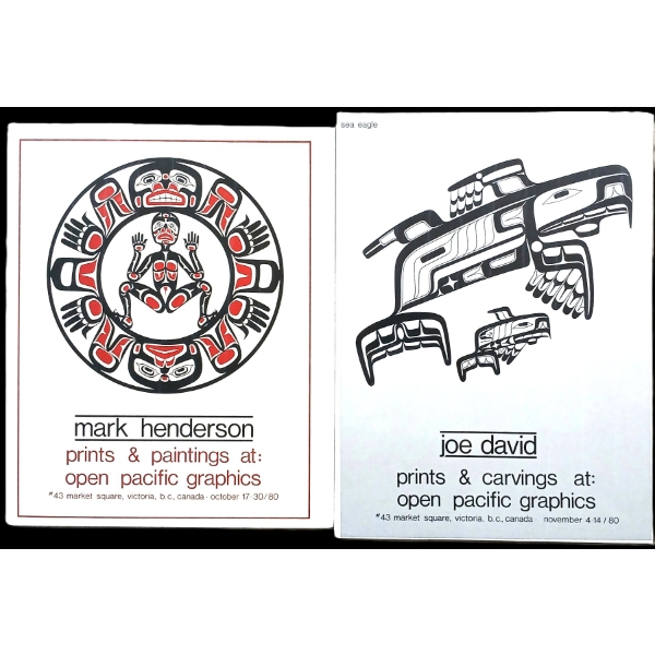 LOT OF 2 - JOE DAVID & MARK HENDERSON SHOWCASE ADVERTISING - PRINTS