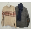 Image 1 : LOT OF 3 - MEN'S MINIMUM MIK NAVY SCARF, PENFIELD HICKMAN SWEATER & BRIXTON CASS JACKET