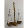 Image 2 : BRASS OFFICE LETTER SCALE W/ WEIGHTS