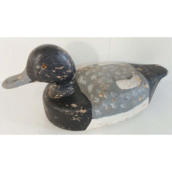 1950'S GOLDEN EYED DECOY DUCK BY HARRY HOLLAND