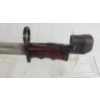 Image 2 : 1946 BRITISH NO. 7 MK I BAYONET W/ LEATHER SCABBARD