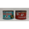 Image 2 : LOT OF 2 - RED ROSE & A&P COFFEE TINS