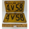 PAIR OF 1940 ONTARIO LICENCE PLATES