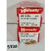 Image 1 : BULLETS: 132X HORNADY .22 CAL - 75 GR POLY TIP