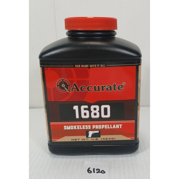 POWDER: ACCURATE 1680 SMOKELESS POWDER - 1LB