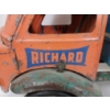 Image 8 : RICHARD TOYS CO. PRESSED STEEL RIDE-ON MILK TRUCK