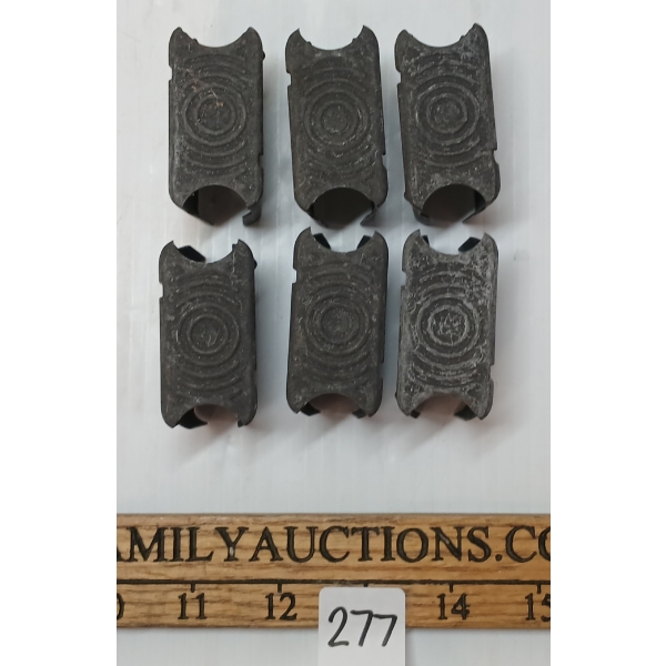 LOT OF 6 - M1 GARAND EN BLOC CLIPS