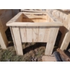Image 1 : LOT OF 2 - NEW SPRUCE/CEDAR PLANTERS - ONLY ONE IN THE PHOTO BUT SELLING TWO