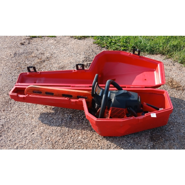 JONSERED CHAIN SAW IN CASE