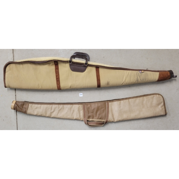 LOT OF 2 - SOFT LONG GUN CASES - INCL, ALLEN