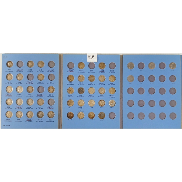 1946-1968 ROOSEVELT SILVER DIMES BOOKLET