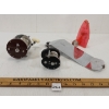 Image 2 : LOT OF 4 - FISHING REELS & NOOTKA FLASHER, ETC - INCL - PENN PEER