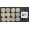Image 1 : LOT OF 12 - 1943-1966 CDN 10 CENT COINS