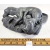 Image 2 : HUNTER SKINNING MOOSE - SIGNED - STONE