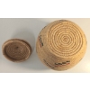 Image 4 : HAND-WOVEN RATTAN LIDDED BASKET