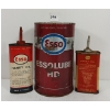 Image 3 : LOT OF 3 - ESSO MOTOR OIL CAN & HANDY OILERS