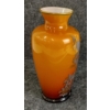 Image 4 : CHINESE AMBER PEACOCK VASE