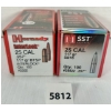 Image 1 : BULLETS: 200X HORNADY .25 CAL - 117 GR SP & POLY TIP