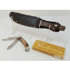 Image 1 : LOT OF 2 - WHITE TAIL CUTLERY FOLDING KNIFE & ORIGINAL BOWIE SABRE JAPAN 631 KNIFE W/ SHEATH