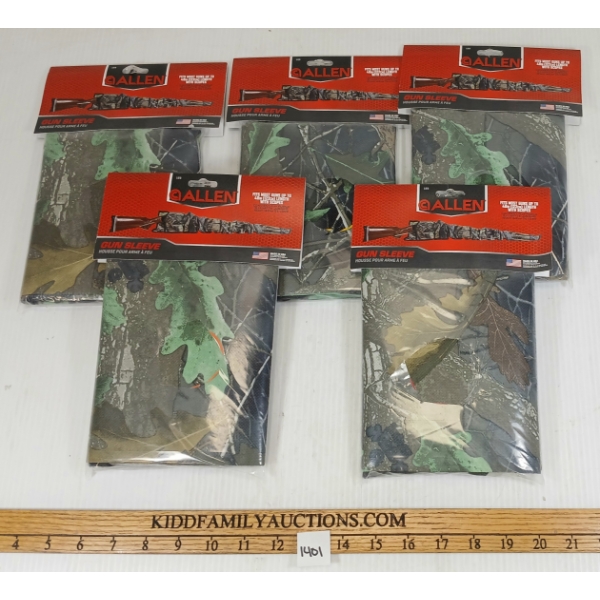LOT OF 5 - ALLEN GUN SLEEVES